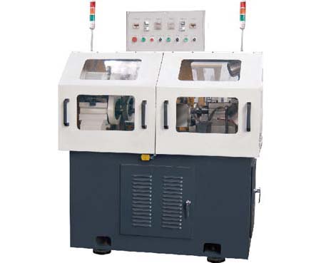 卧式双头两工位中心孔研磨机